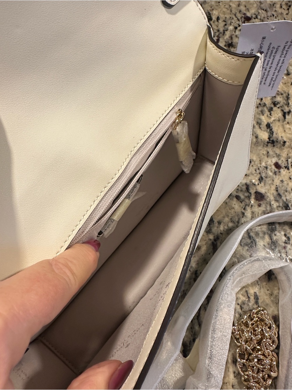 kate spade White Floral & Butterfly Laser-Cut Crossbody NWT - Picture 16 of 16